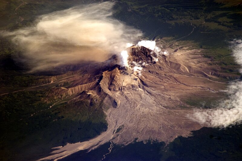 Volcanic Eruption — Brown, Dramatic