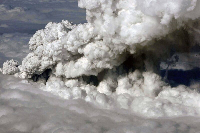 Volcanic eruption cloud