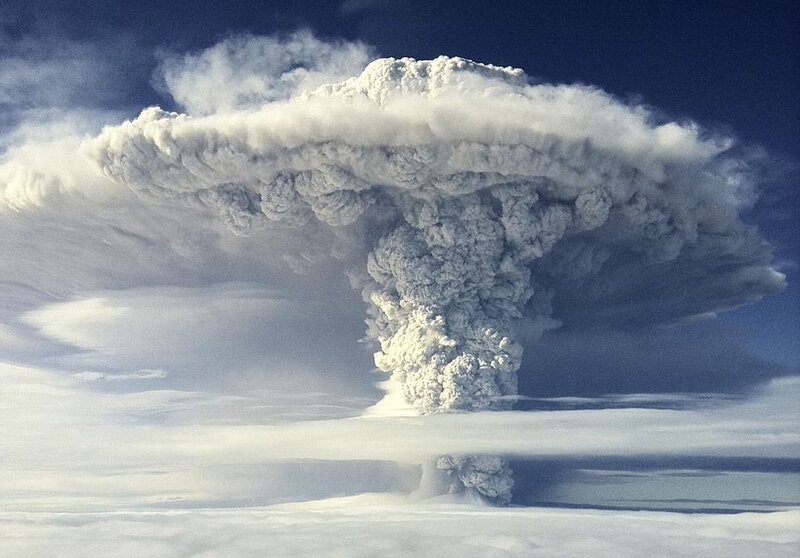 Volcanic eruption cloud