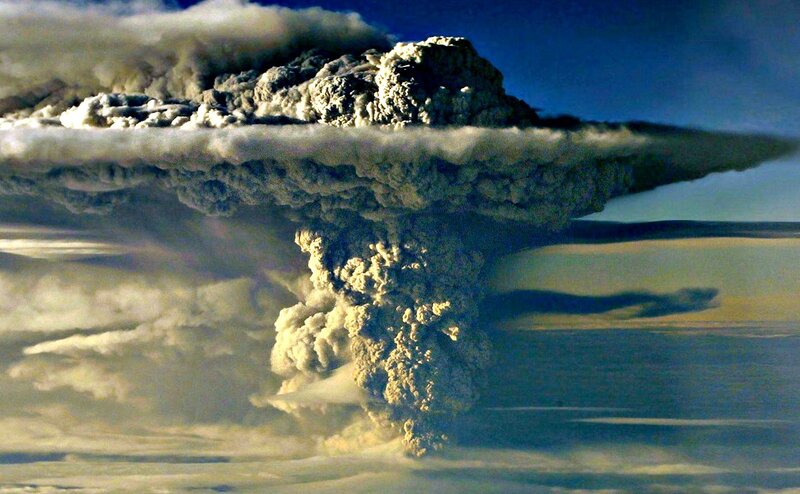 Volcanic Eruption Cloud — Gray