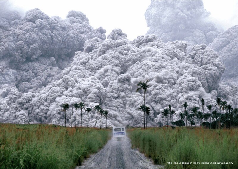 Volcanic Eruption — Gray, Dramatic, Photograph, Dust Cloud