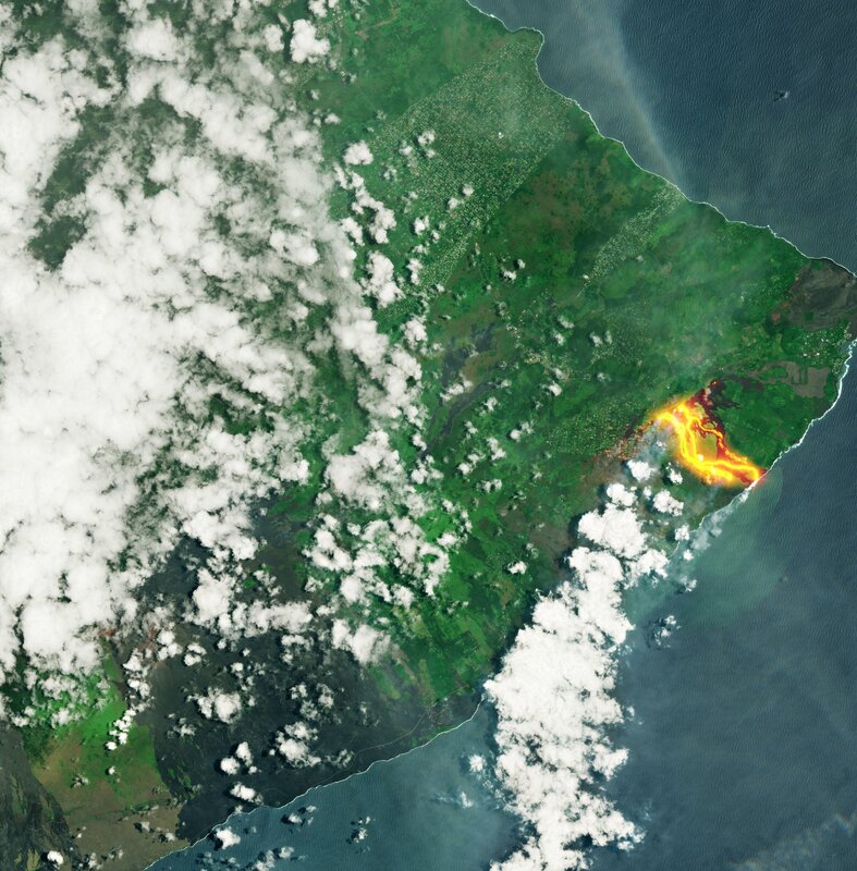 Volcanic Eruption — Green, Dramatic