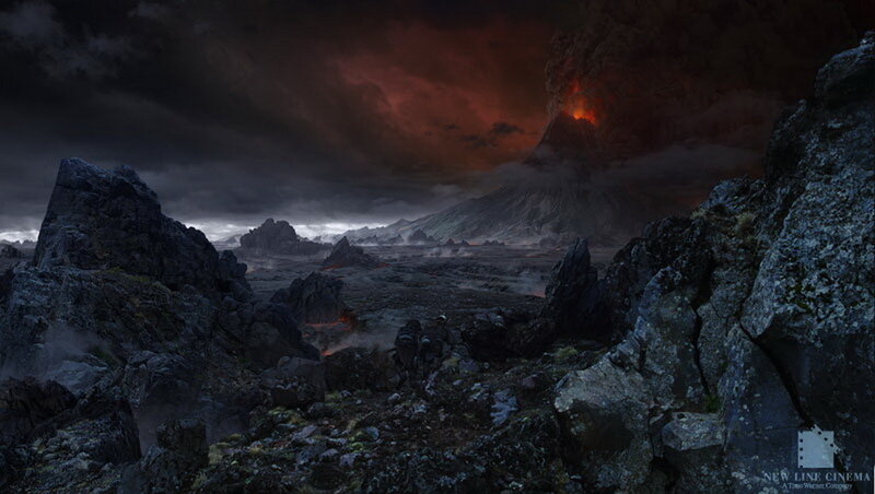 volcanic eruption landscape