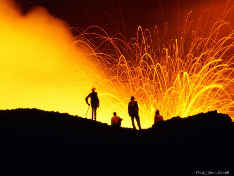 Volcanic Eruption — Yellow