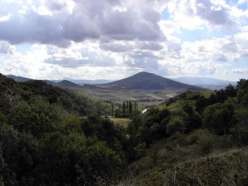 Volcanic Hill in Valley