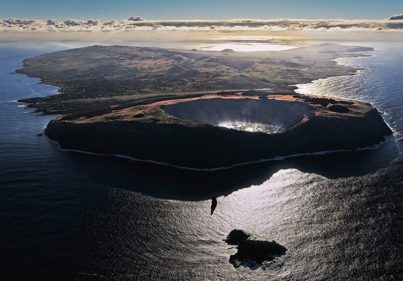 Volcanic Island Crater