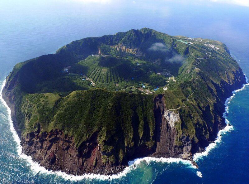 Volcanic Island from Above