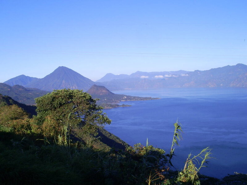Volcanic Lake Landscape