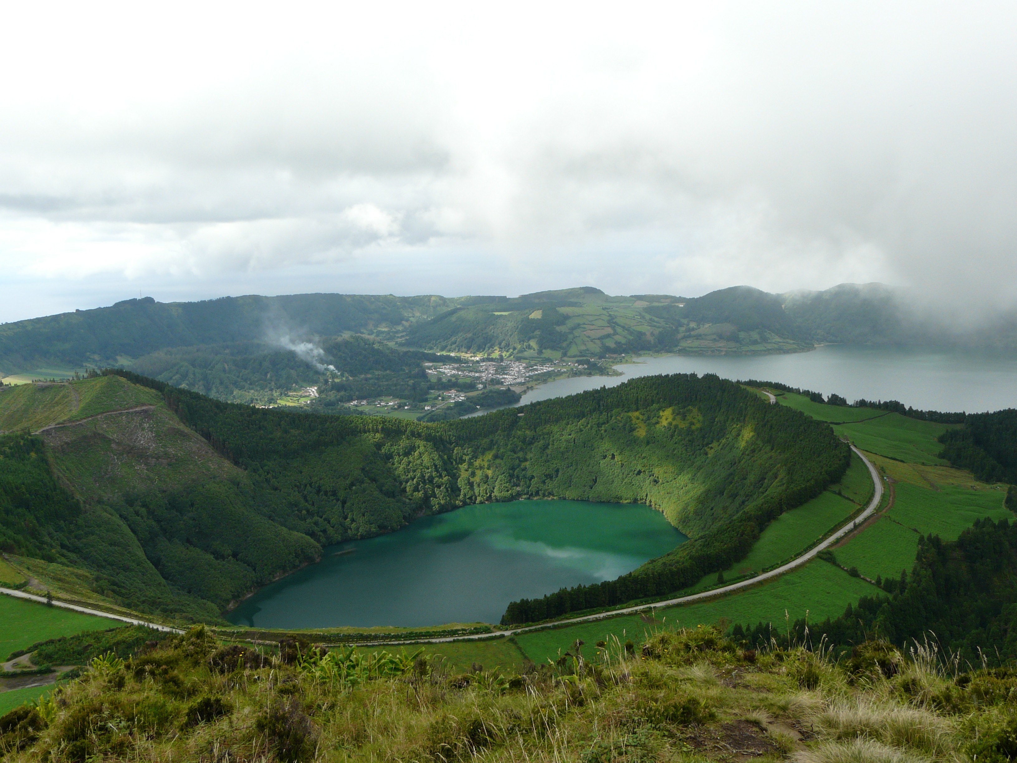 volcanic lakes in azores