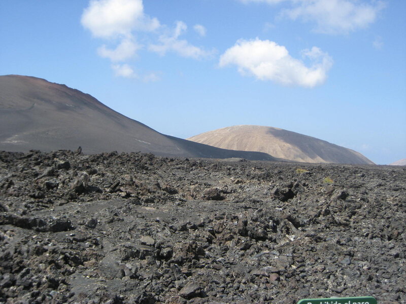 Volcanic Landscape — Blue, Arid
