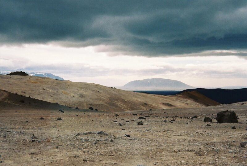 Volcanic Landscape — Gray, Dramatic, Photograph, Mountains