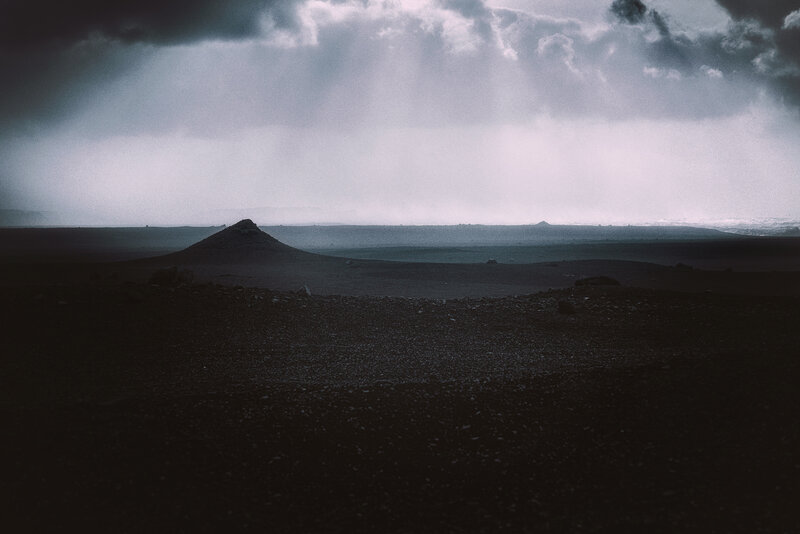 Volcanic Landscape — Gray, Dramatic, Photograph