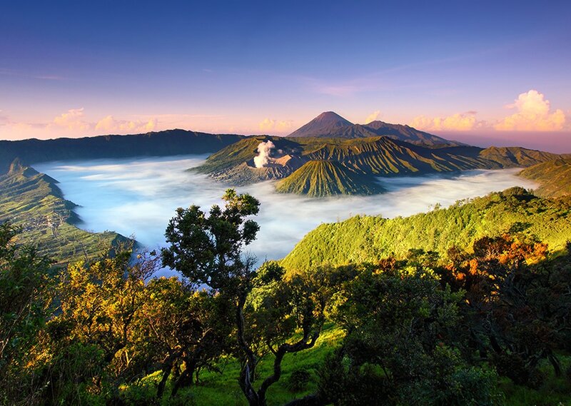 Volcanic Landscape — Green