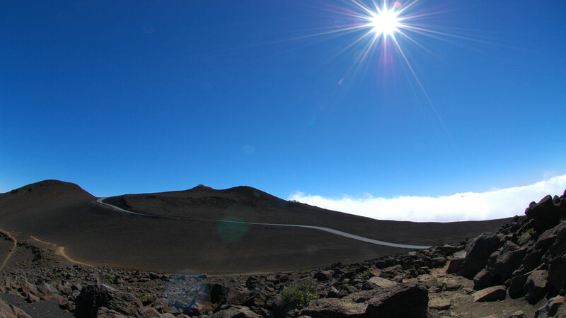 Volcanic Landscape with Road