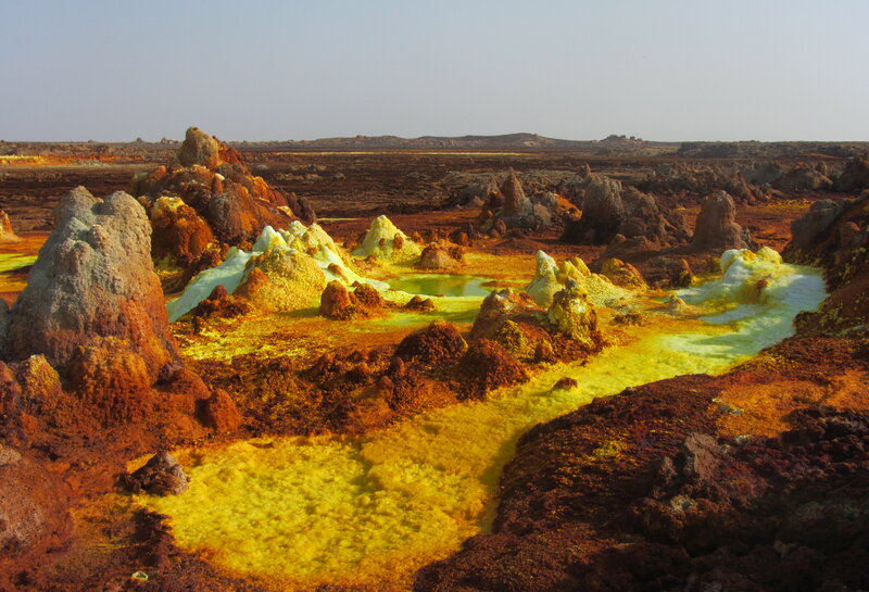 Volcanic Landscape — Yellow, Arid
