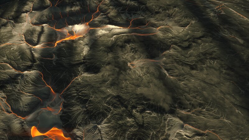 Volcanic Lava Flows