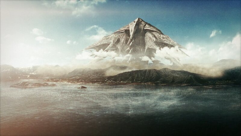 Volcanic Mountain Island