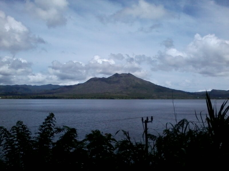 Volcanic Mountain Lake — Blue, Serene