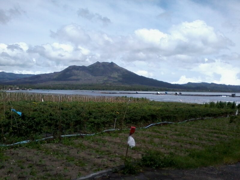 Volcanic Mountain Lake — Green