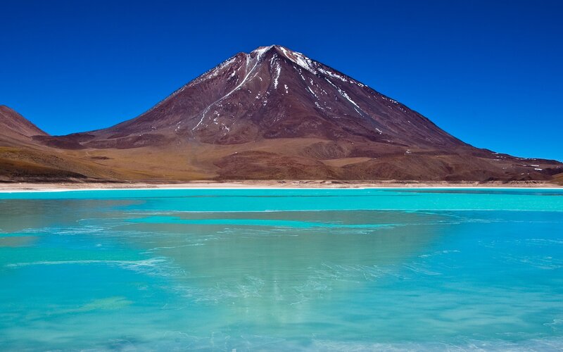 Volcanic Mountain Lake