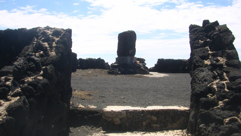 Volcanic Rock Formation — Black
