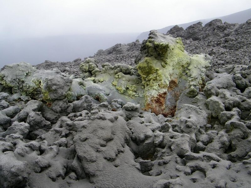 Volcanic Rock Formations — Gray, Desolate