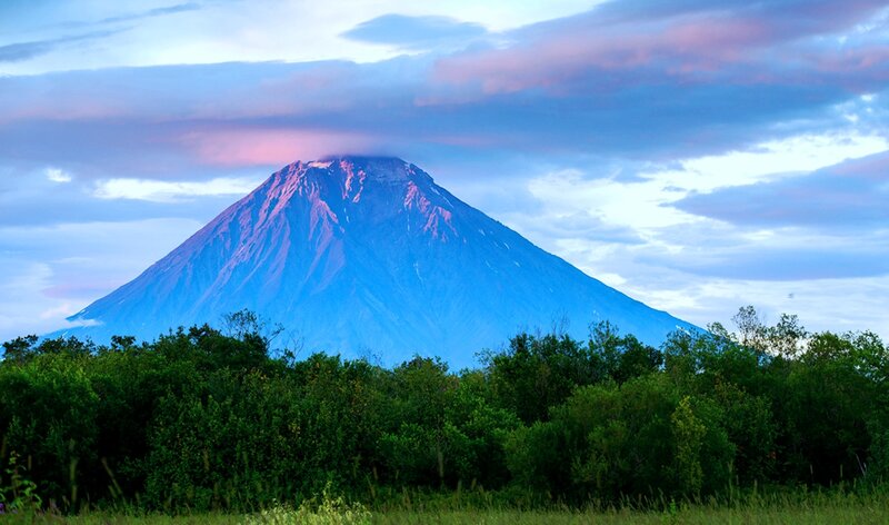 Volcano at Dusk
