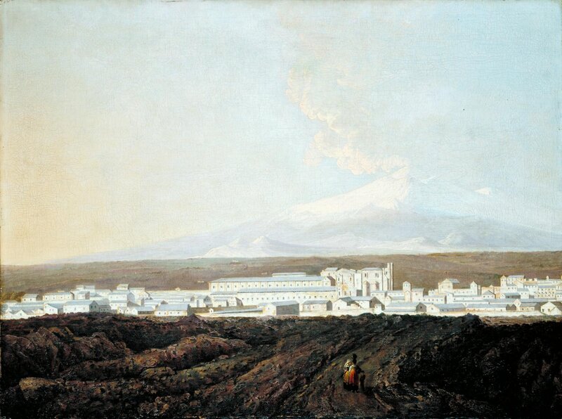Volcano Erupting — White, Dramatic