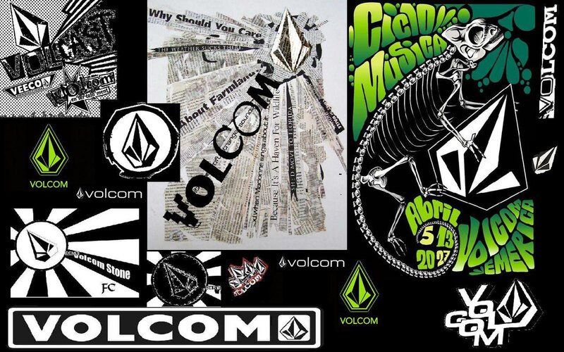 Volcom brand collage
