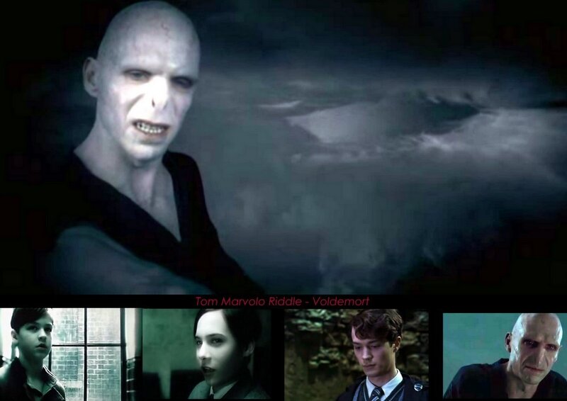 Voldemort character collage