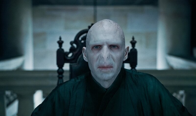 Voldemort in a dark hall