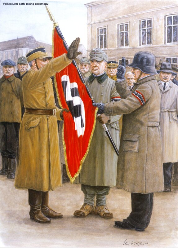 Volkssturm oath-taking ceremony