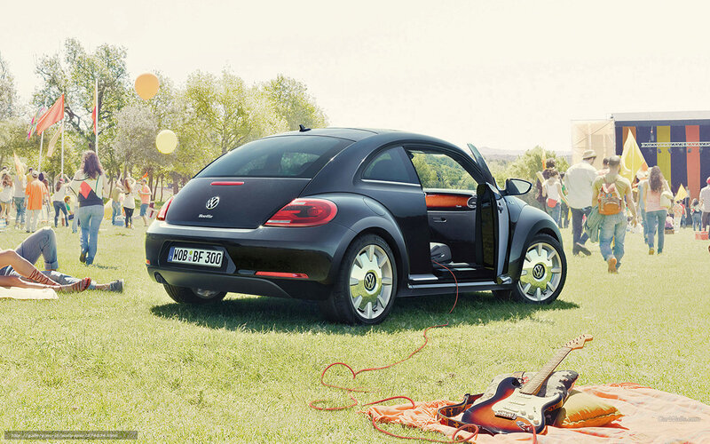 Volkswagen Beetle at festival