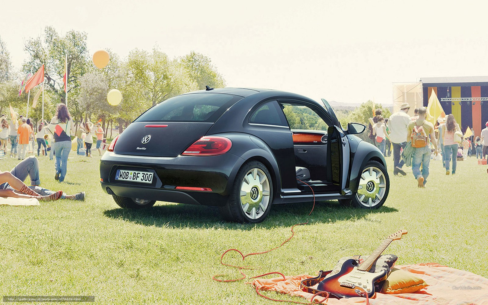 Volkswagen Beetle at festival