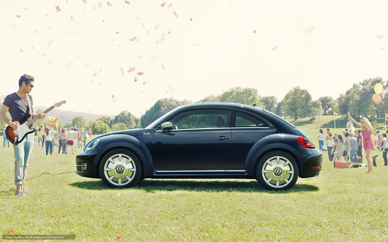 Volkswagen Beetle at outdoor festival