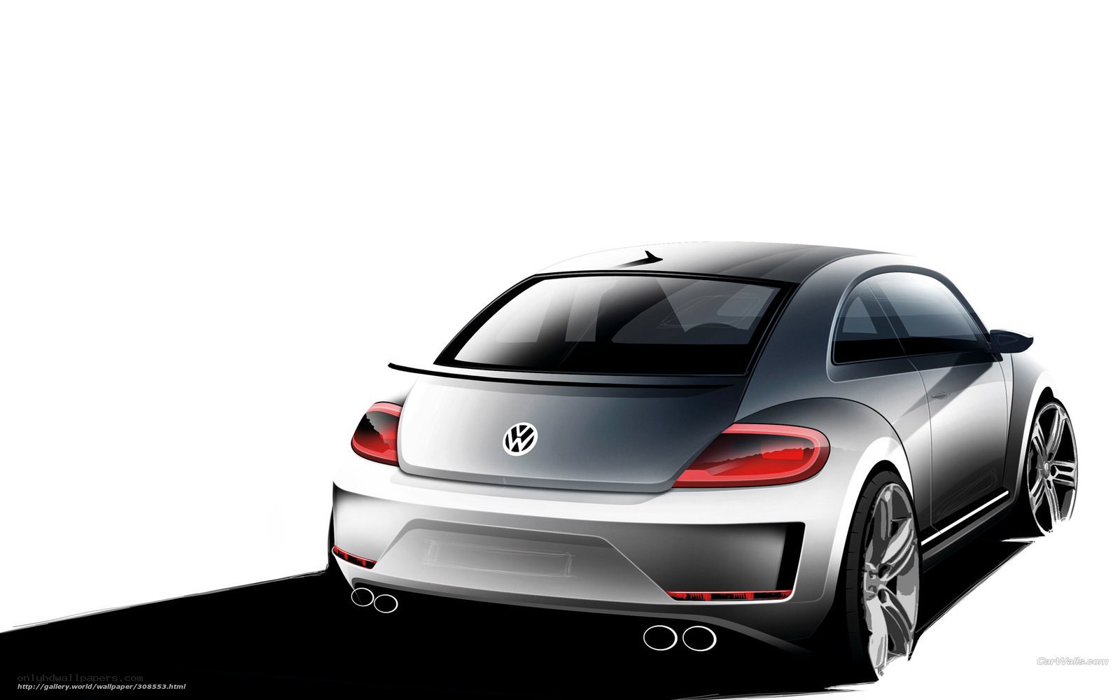 Volkswagen Beetle concept sketch
