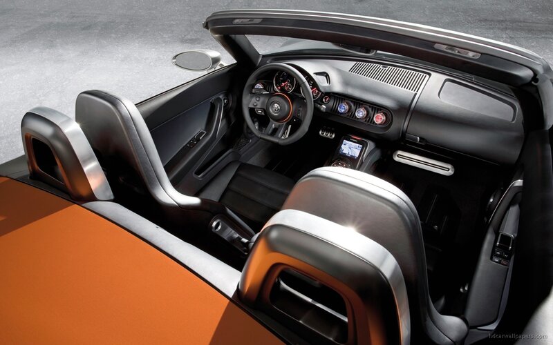 Volkswagen Beetle convertible interior
