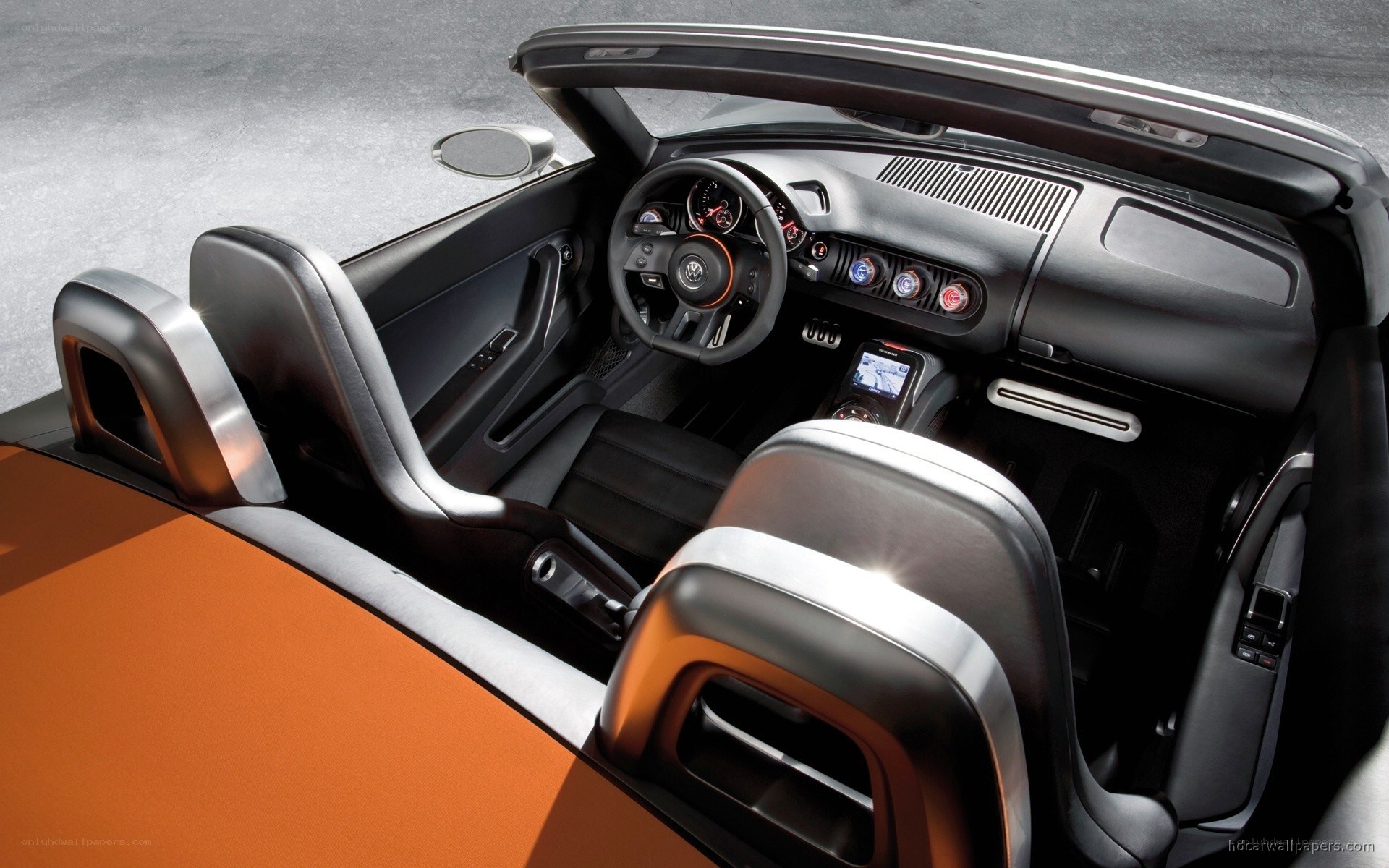 Volkswagen Beetle convertible interior