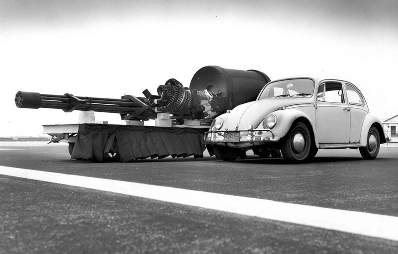Volkswagen Beetle with Cannon