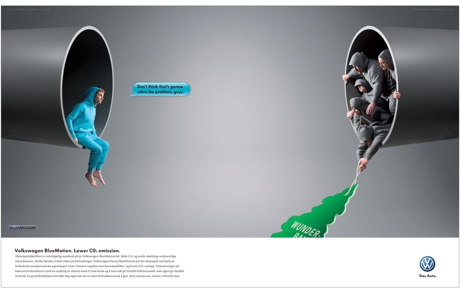 Volkswagen BlueMotion ad