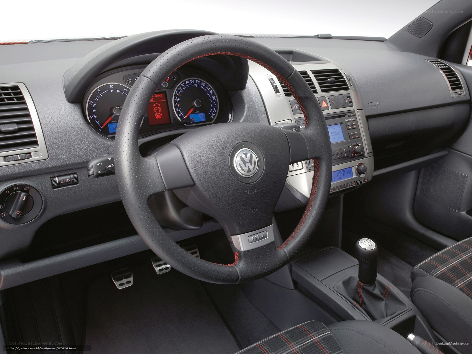 Volkswagen car interior dashboard