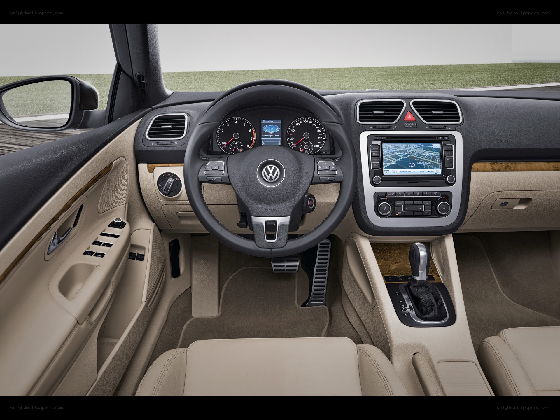 Volkswagen car interior dashboard