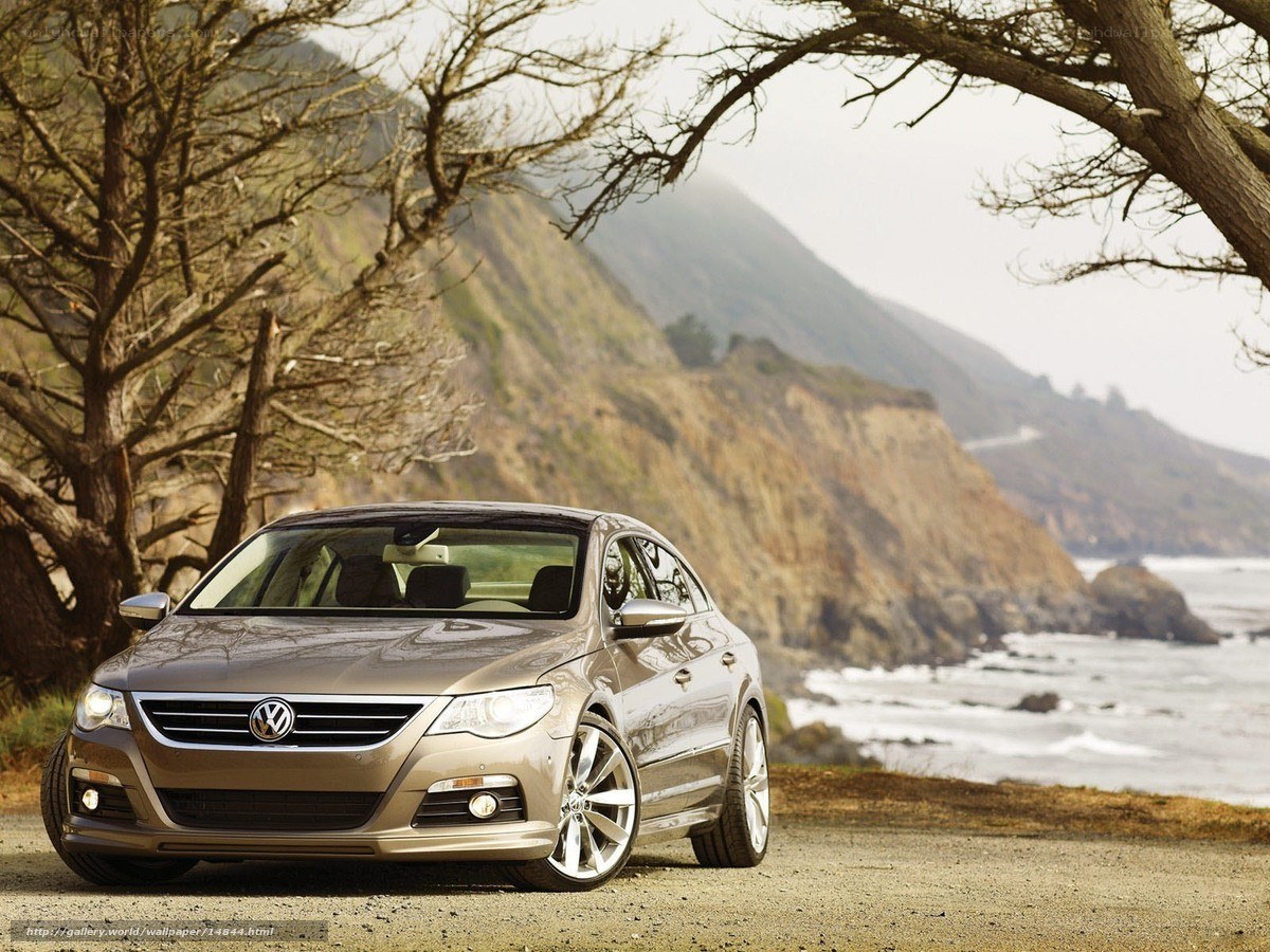 Volkswagen CC by the coast