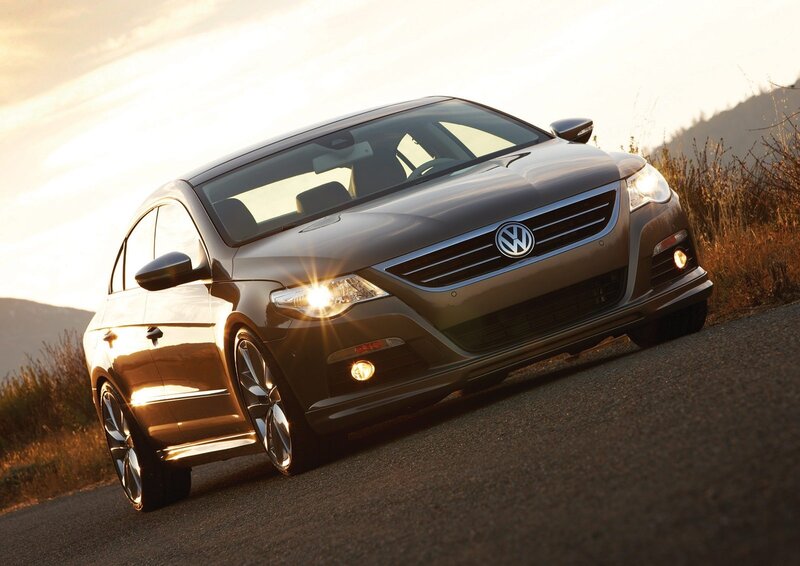 Volkswagen CC on a scenic road