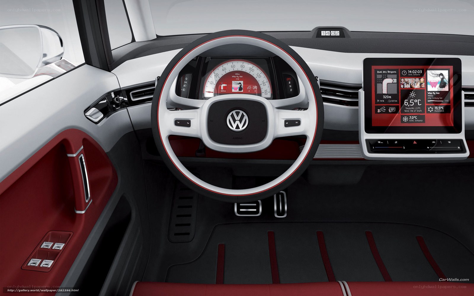 Volkswagen concept car interior