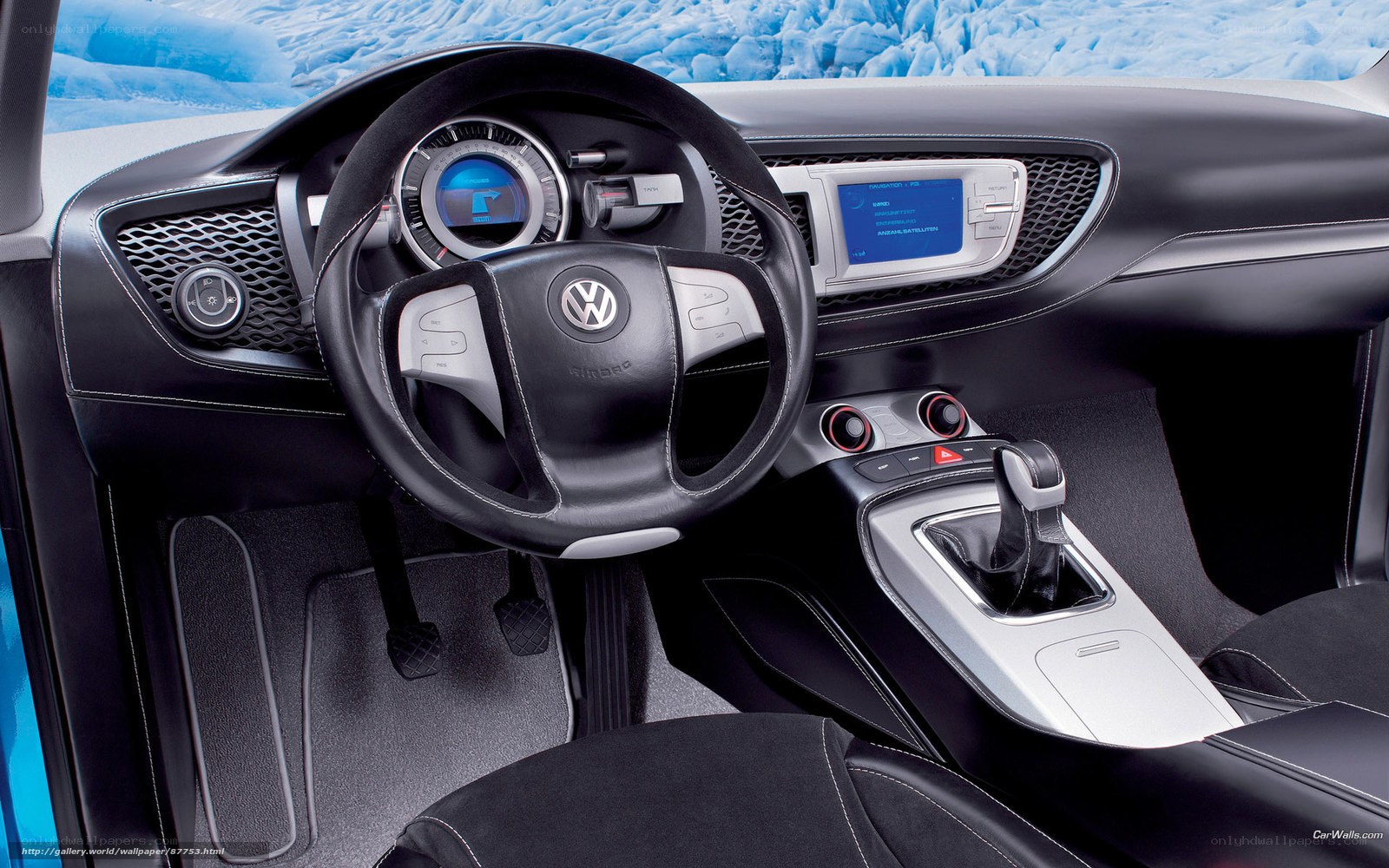 Volkswagen concept car interior