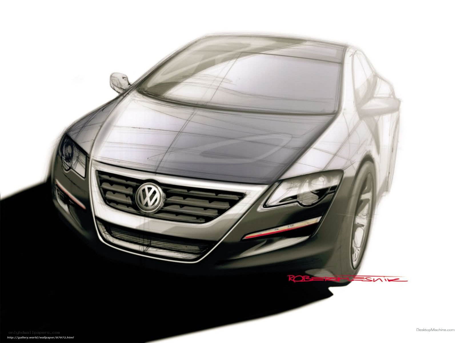 Volkswagen concept car sketch