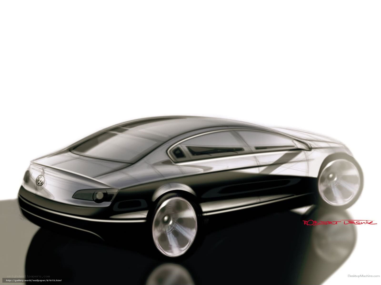 Volkswagen concept car sketch
