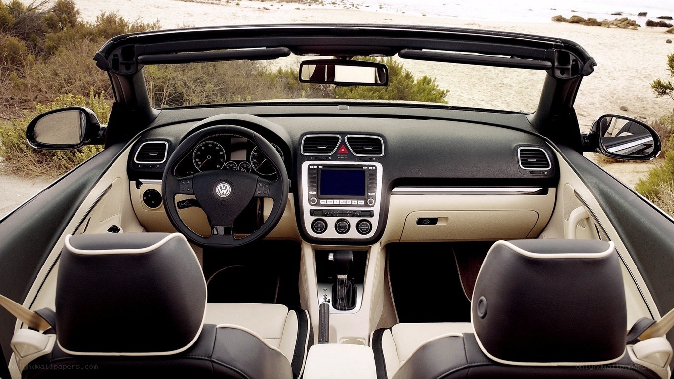 Volkswagen convertible interior