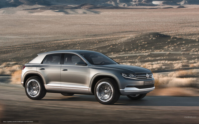 Volkswagen Cross Coupe in desert
